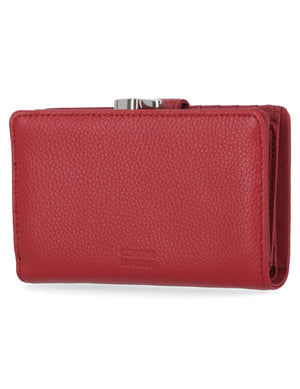 Mundi Wallets - Rio Indexer Wallet - Women's Wallets - Genuine Leather Wallets For Women - RFID Protection - Organizer Wallets - Multiple Pockets and compartments - Red