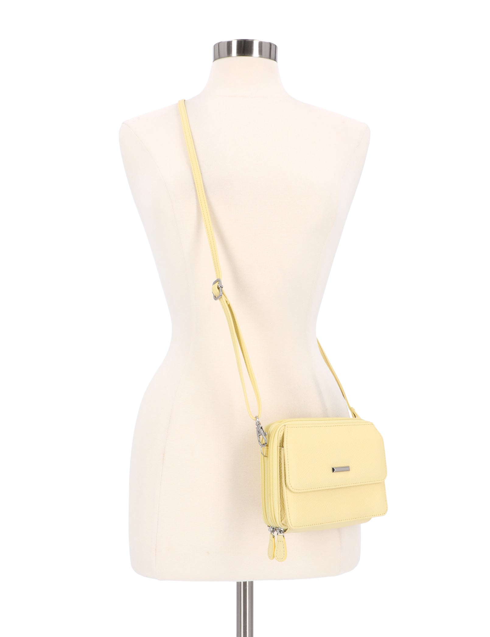 On The Move Crossbody Belt Bag - Mundi Wallets - Women's Wallet - Organizer Wallet - RFID Protected -  Buttercup