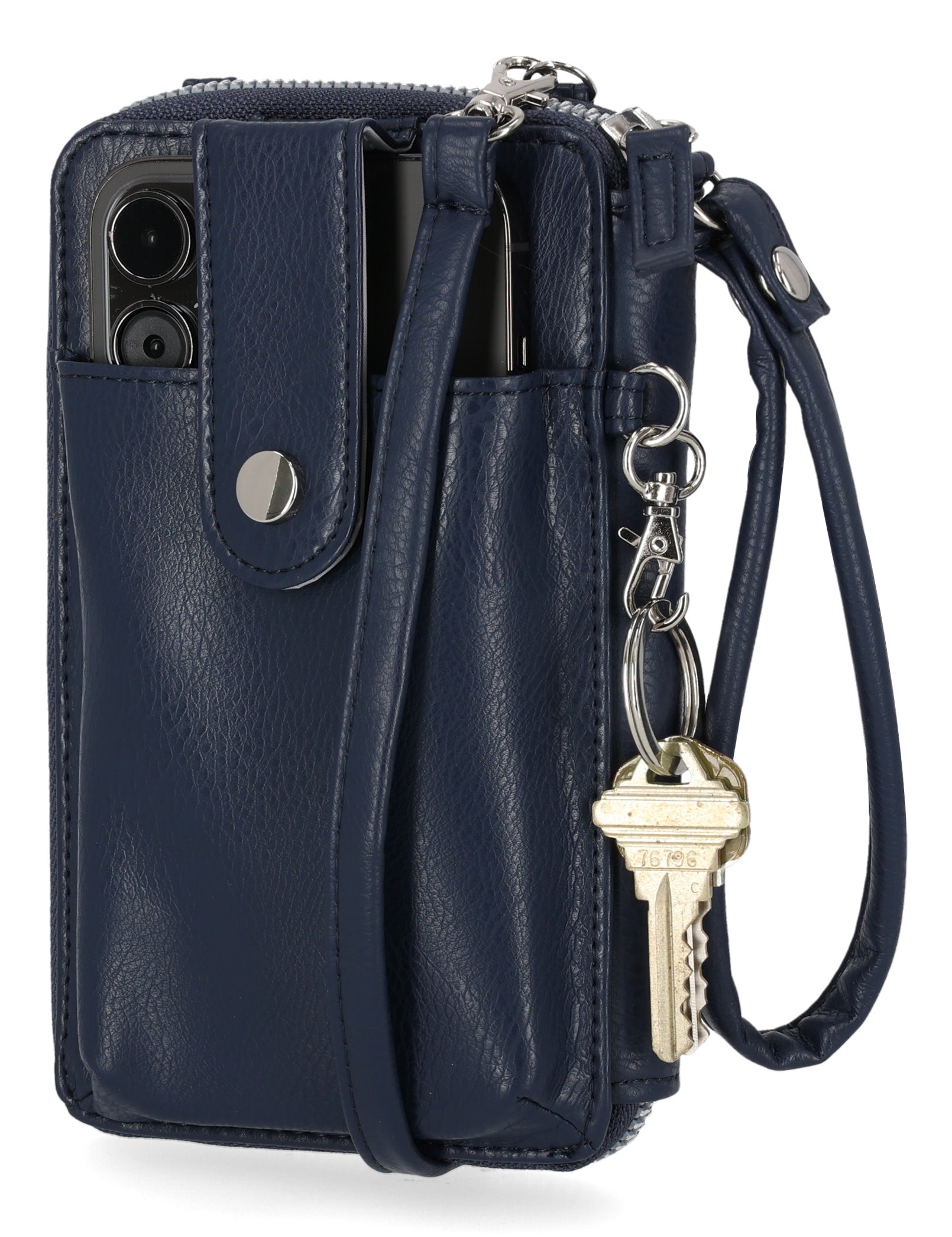 IJECACC Women's Crossbody Wallet Purse - Cow Print, Phone Pocket, Adjustable Strap