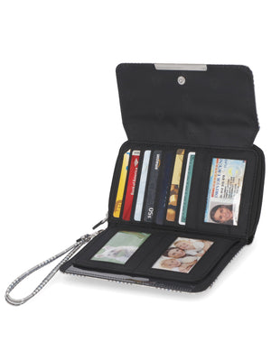 My Big Fat Wallet - Mundi Wallets - Women's Wallet - Organizer Wallet - RFID Protected - Wristlet - Plaid