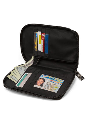 Jacqui Crossbody Cell Phone Wallet - Mundi Wallets - Women's Wallet - Wristlet - Crossbody Bag - Key Chain - Pascal Snake - RFID protected Organizer Wallet
