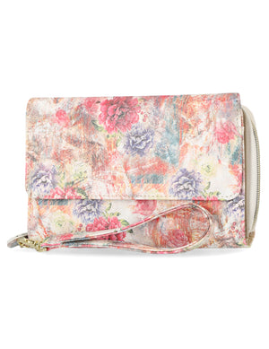 My Big Fat Wallet - Mundi Wallets - Women's Wallet - Organizer Wallet - RFID Protected - Aster Floral - Wristlet