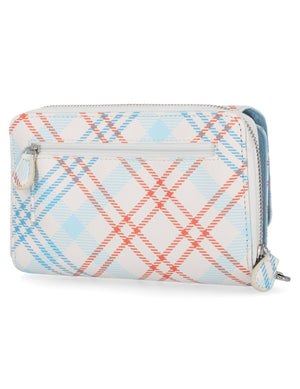 My Big Fat Wallet - Mundi Wallets - Women's Wallet - Organizer Wallet - RFID Protected - La Playa Plaid 