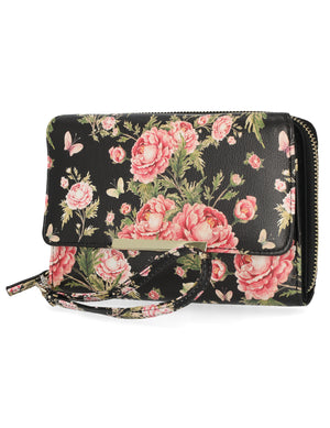 My Big Fat Wallet - Mundi Wallets - Women's Wallet - Organizer Wallet - RFID Protected -  Sweet Rose 