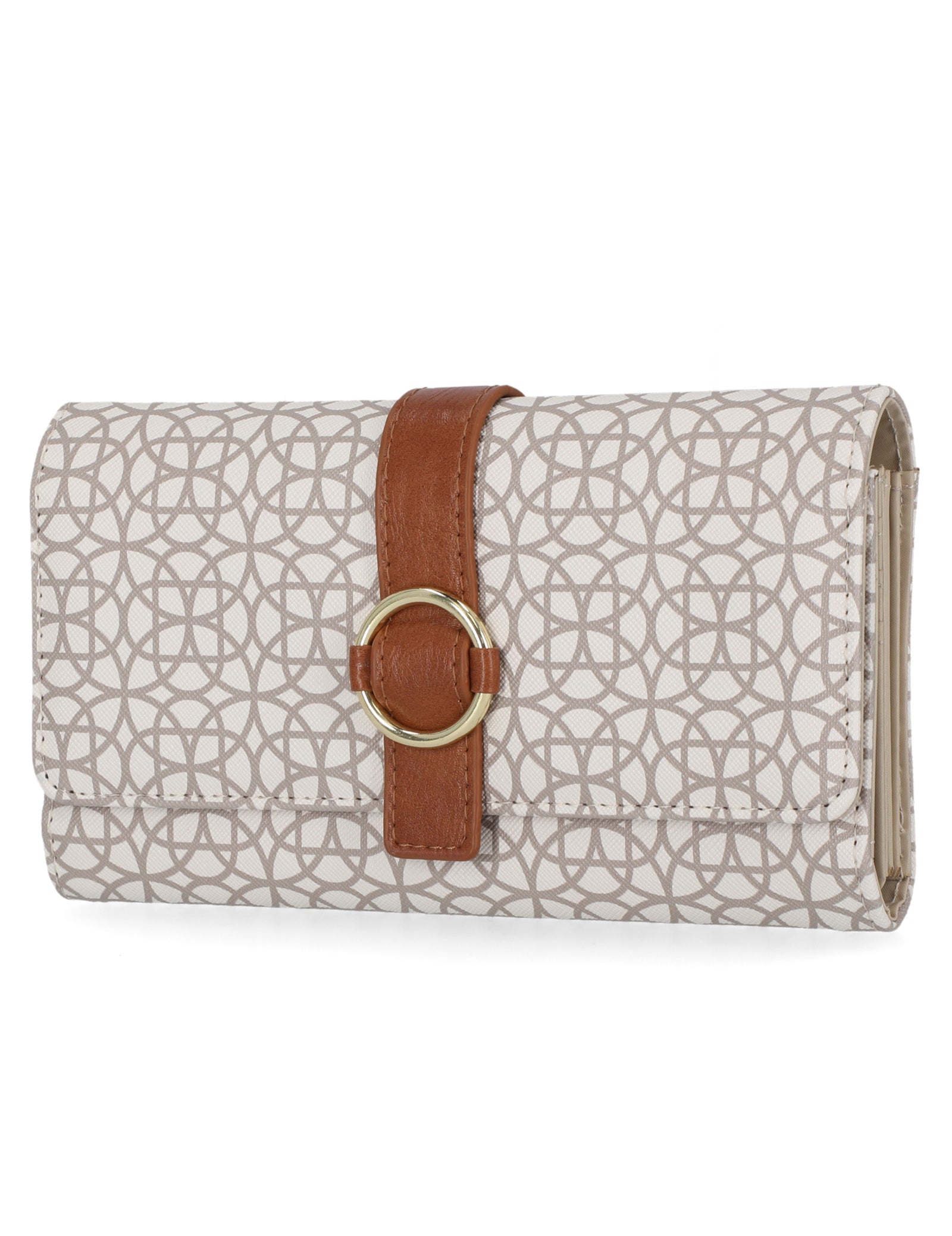 File Master Clutch - Mundi Wallets - Women's Wallet - Bridgehampton Sand - RFID protected Organizer Wallet